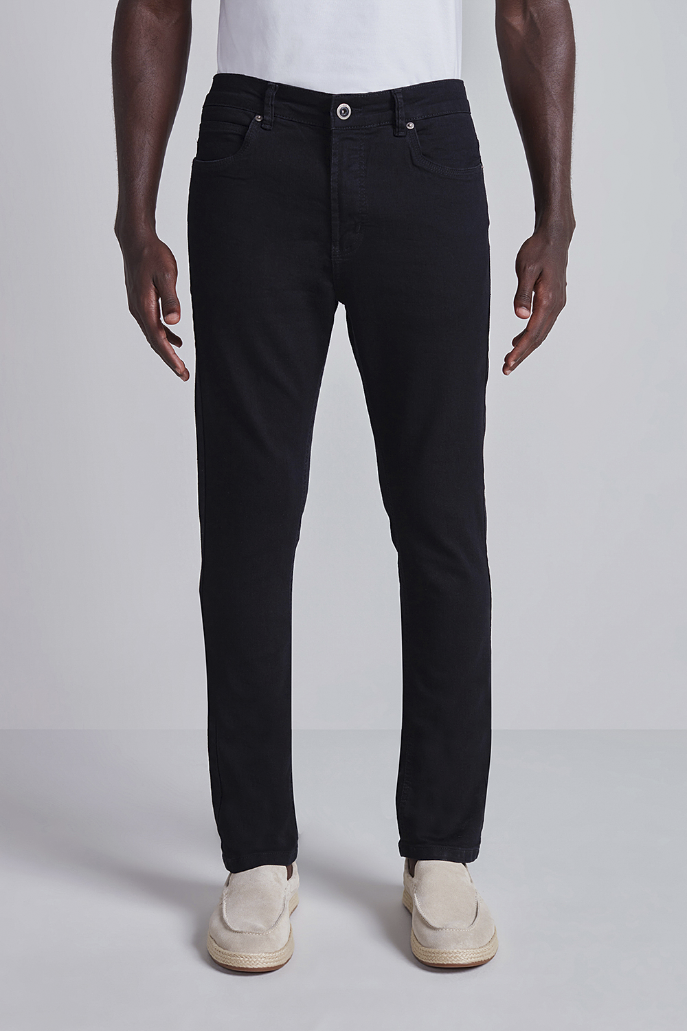 Calça Jeans Slim Fit - Preto – Highstil