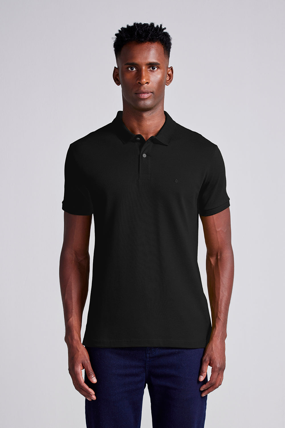 Camisa Polo Piquet Premium Slim Fit - Preto – Highstil