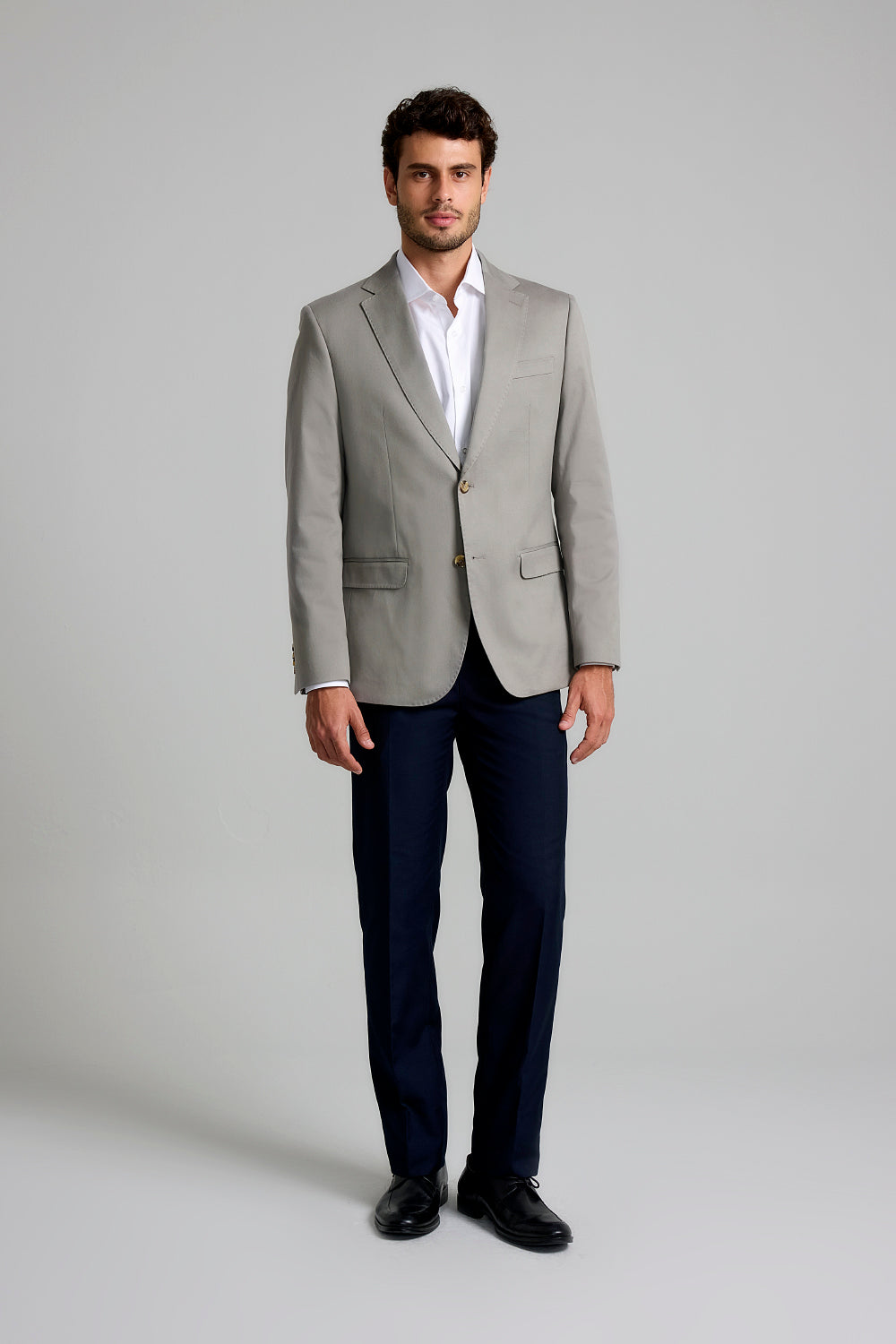 Blazer Alfaiataria Blue Lable Liso 2 Botões Slim Fit