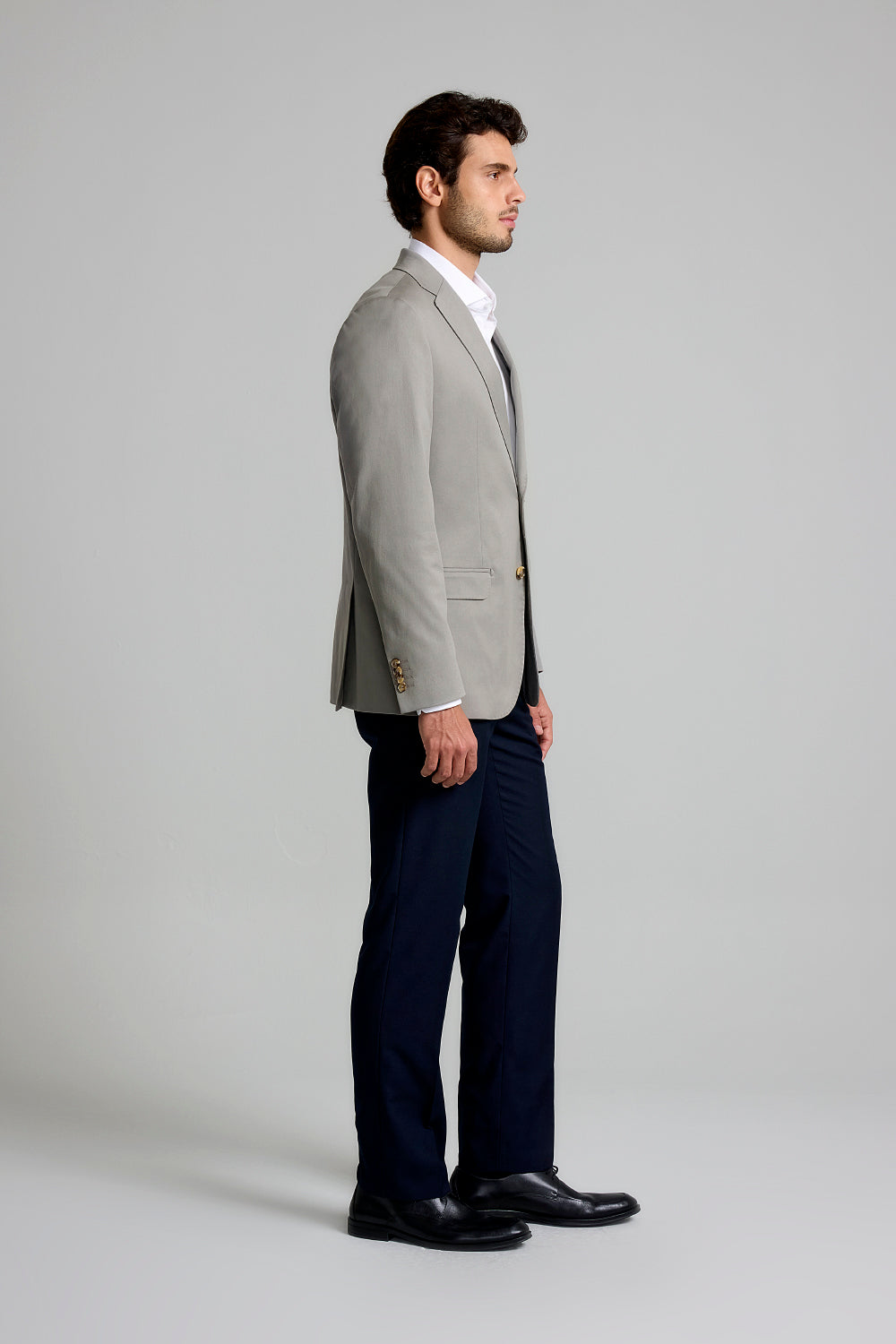 Blazer Alfaiataria Blue Lable Liso 2 Botões Slim Fit