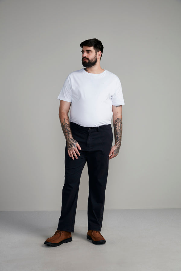 Calça Chino Comfort - Azul Marinho