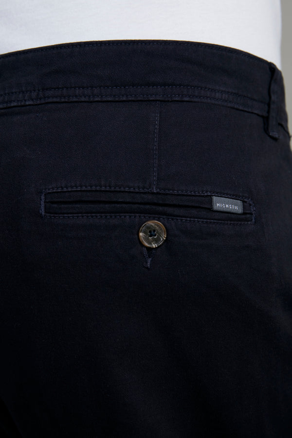 Calça Chino Comfort - Azul Marinho