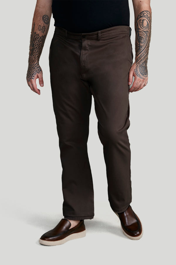Calça Chino Comfort - Marrom