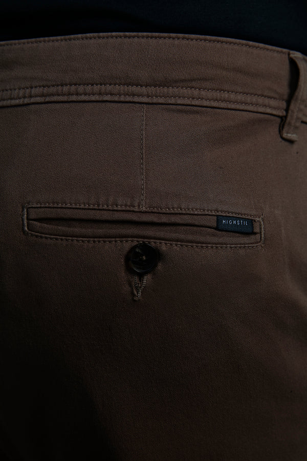 Calça Chino Comfort - Marrom