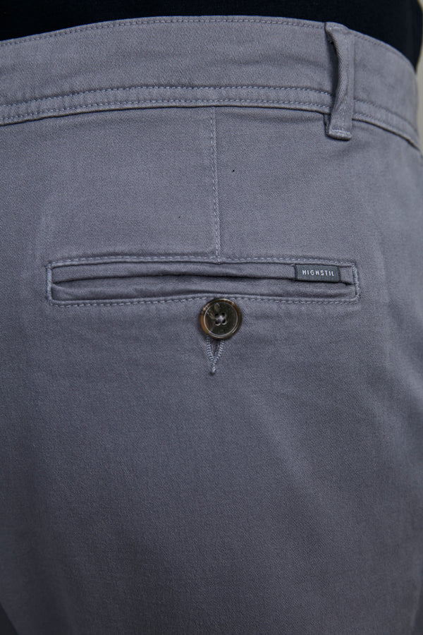 Calça Chino Comfort - Cinza Chumbo
