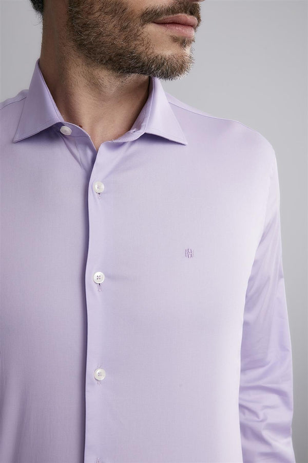 Camisa Lisa Comfort - Roxo