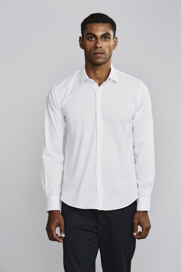 Camisa Lisa Comfort - Branco