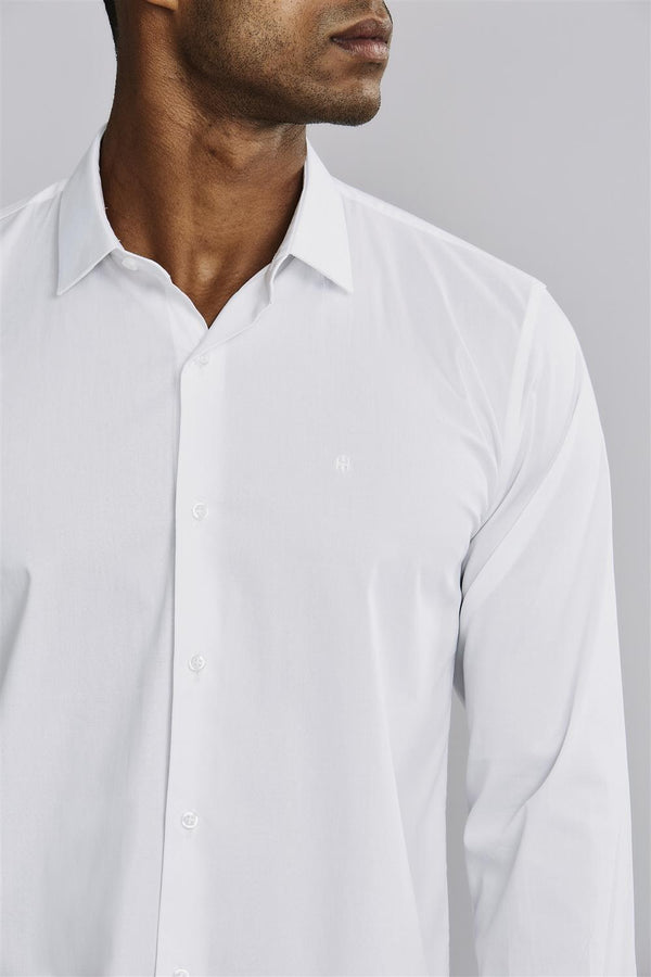 Camisa Lisa Comfort - Branco