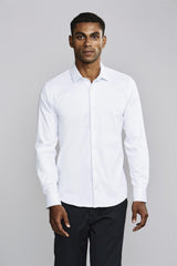 Camisa Lisa Slim Fit - Branco