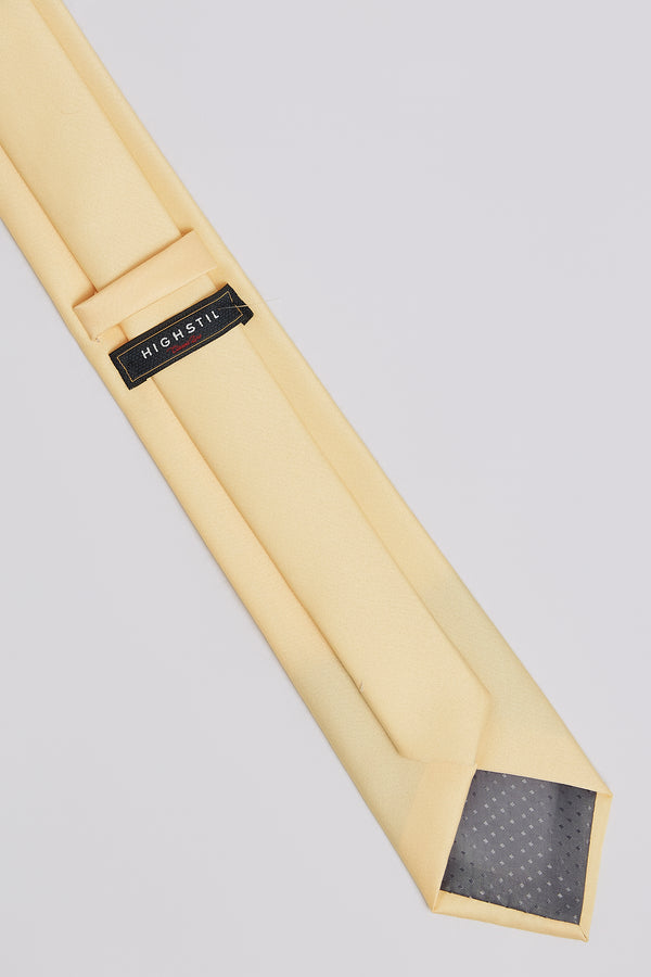 Gravata Social Lisa - Amarelo