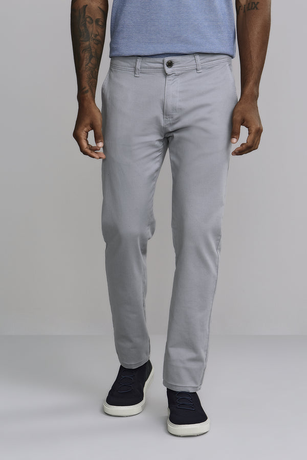 Calça Chino Slim Fit - Cinza