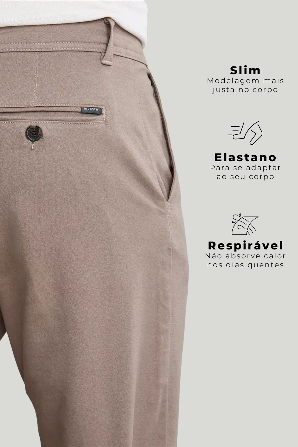 Calça Chino Slim Fit