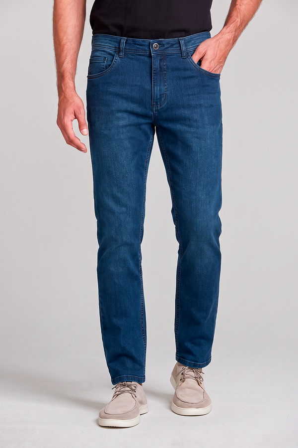 Calça Jeans Slim Fit - Lavagem Media