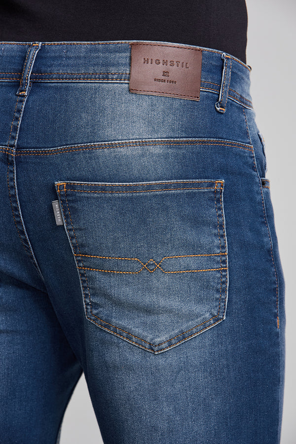 Calça Jeans Slim Fit - Lavagem Media