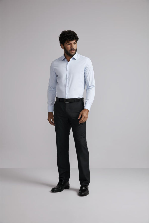 Camisa Social Slim Fit Lisa - Azul Bebe
