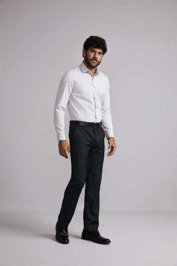 Camisa Social Slim Fit Lisa - Cinza
