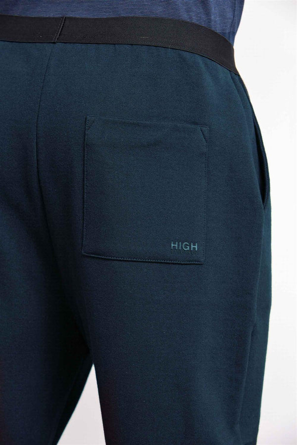 Calça Moletom Tecnocomfy com Bolso - Azul Marinho