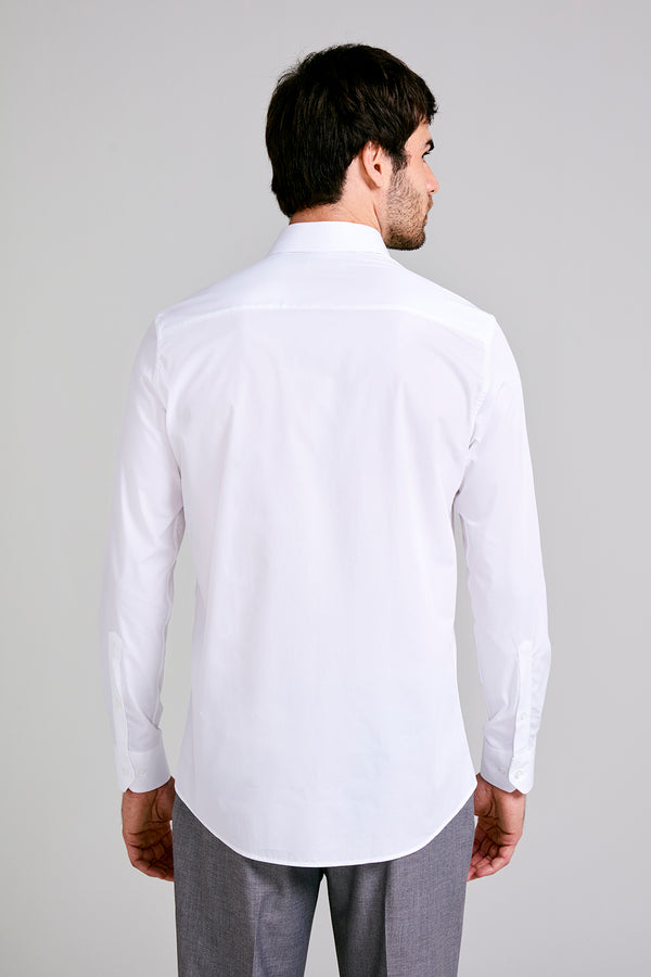 Camisa Social Wrinkle Free Slim Fit - Branco