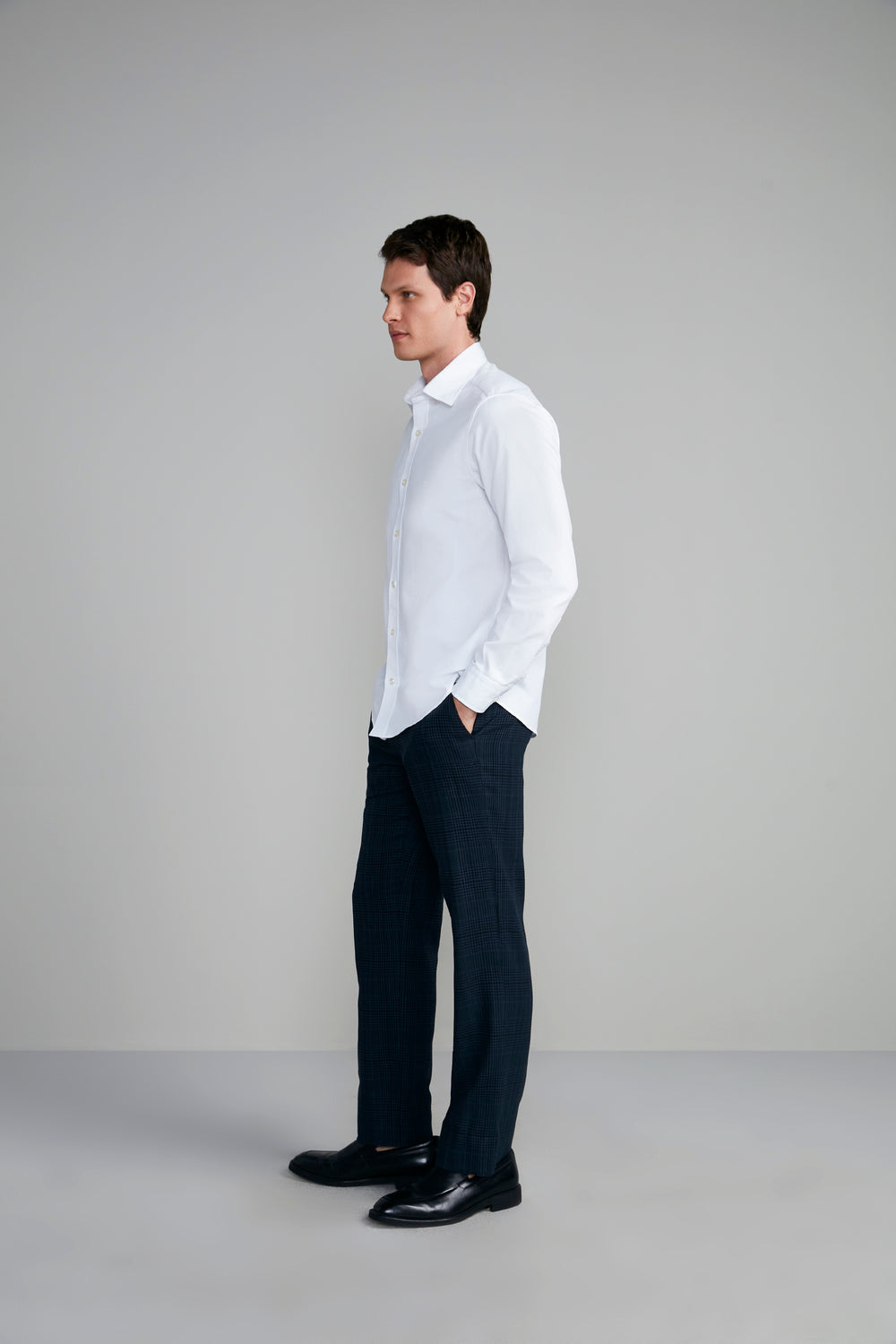Camisa Lisa Oxford Slim Fit