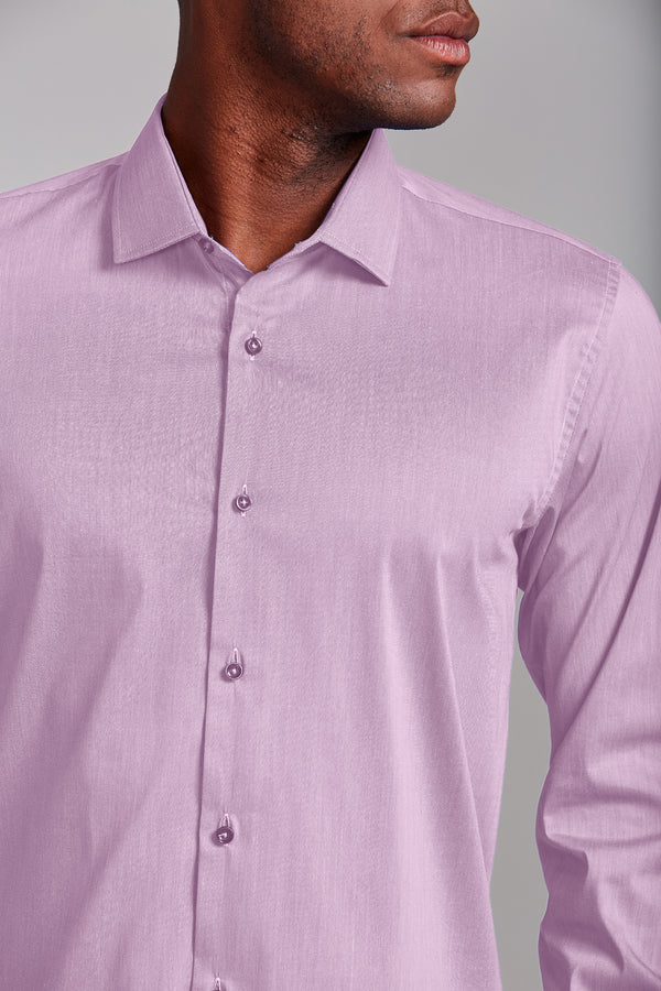 Camisa Social Lisa Slim Fit - Rosa