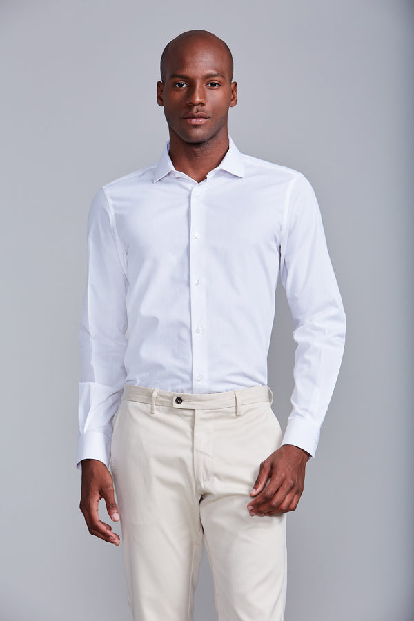 Camisa Social Comfort - Rosa Claro