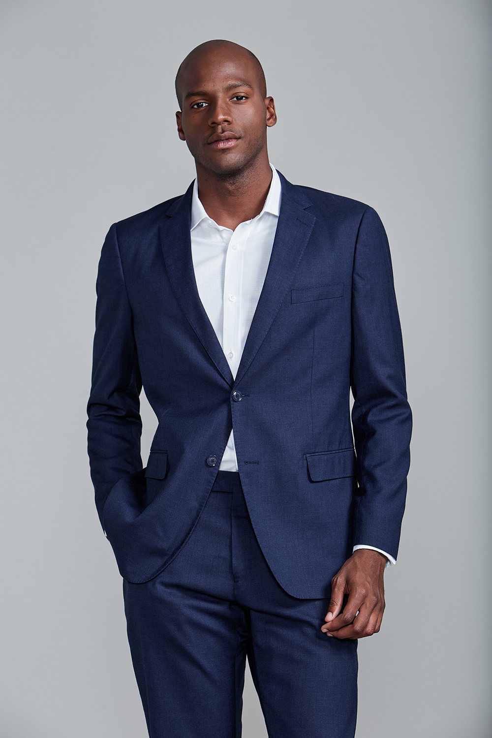 Terno Slim Fit Premium Liso Lavável em Máquina