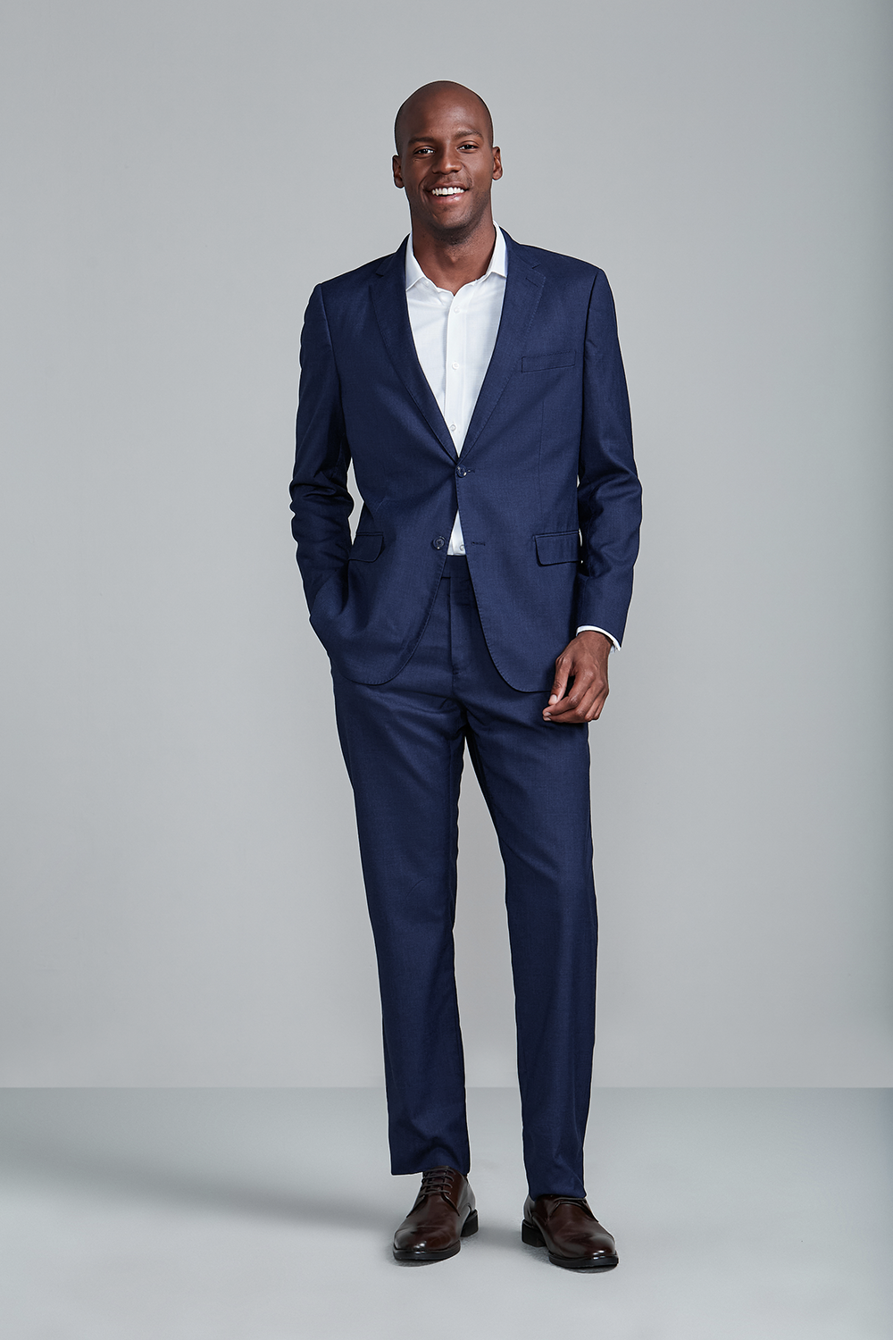 Terno Slim Fit Premium Liso Lavável em Máquina