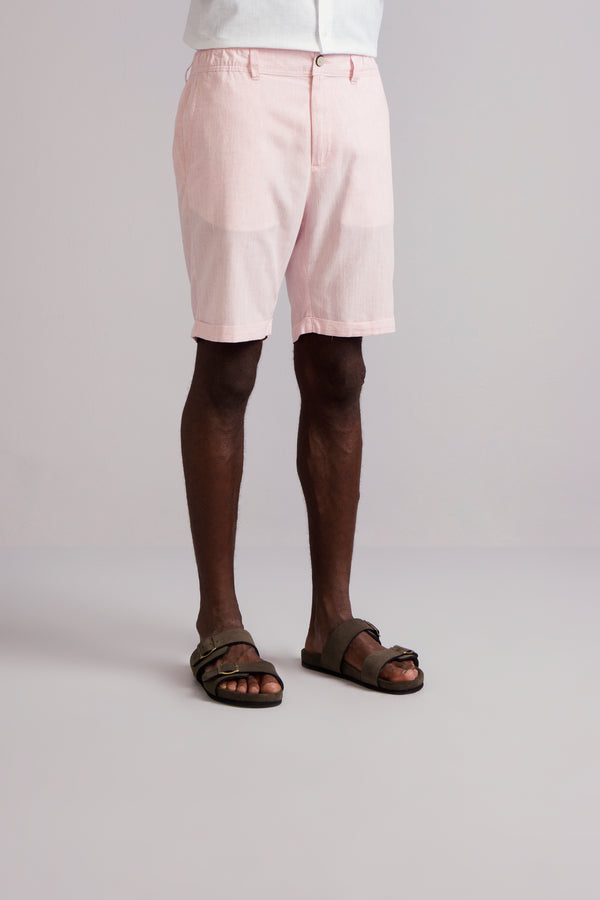 Bermuda Relax Linen Blend - Rosa