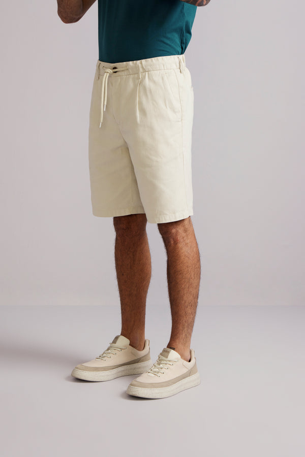 Bermuda Chino Slim Fit - Bege