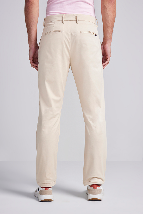 Calça Comfort Sarja - Bege