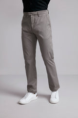 Calça Comfort Sarja - Cinza