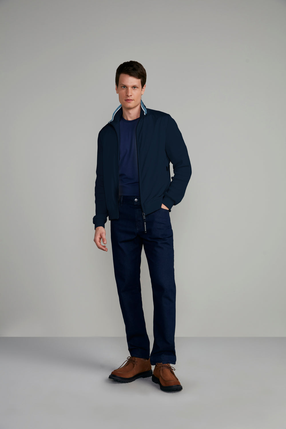Jaqueta Nylon - Azul Marinho