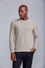 Tricot Gola Careca - Bege
