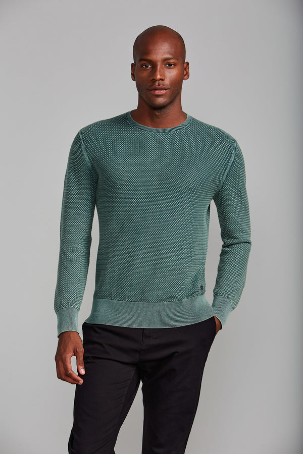 Tricot Gola Careca - Verde