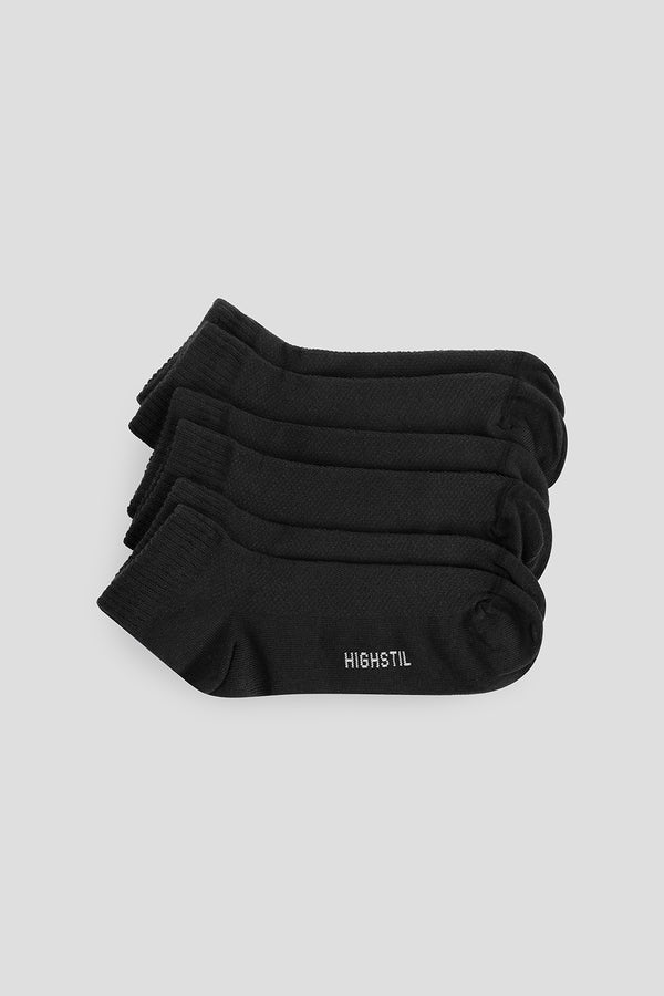 Kit 3 Pares Meia - Preto