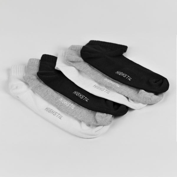 Kit 3 Pares Meia - Preto