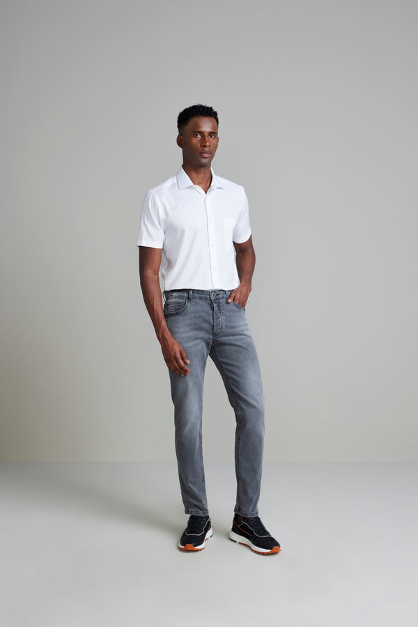 Calça Jeans Comfort - Preto