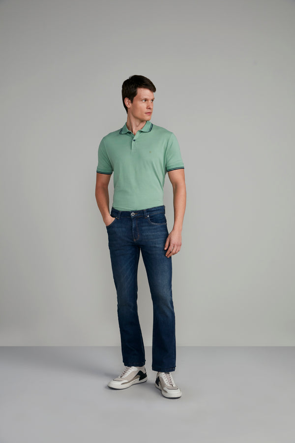 Calça Jeans Reta - Preto
