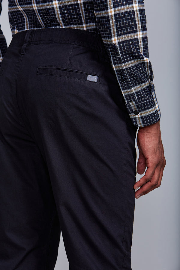 Calça Chino Reta - Preto