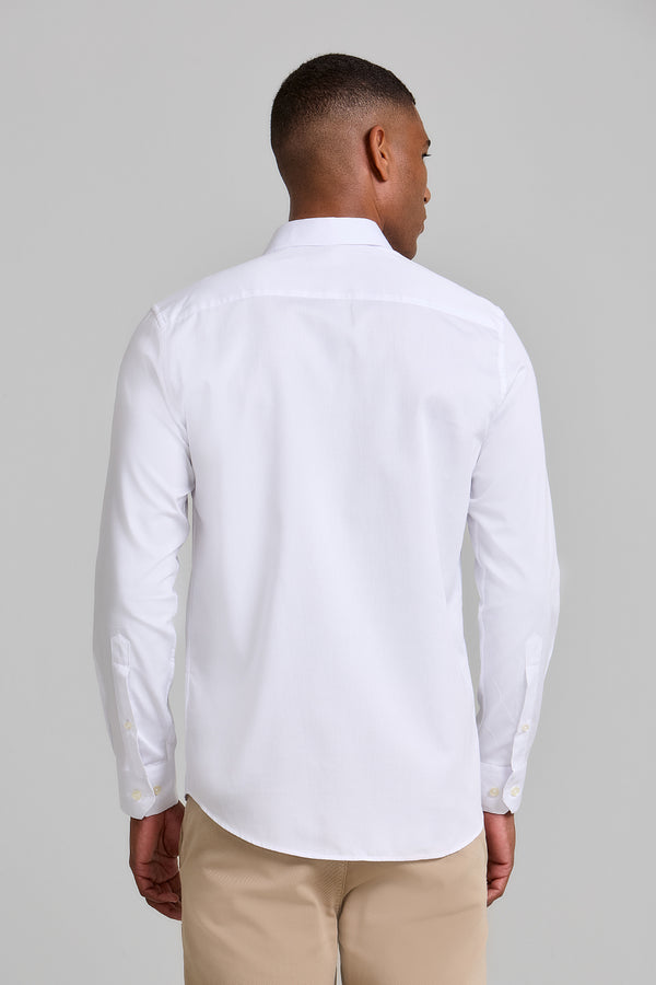 Camisa Lisa Slim fit - Branco