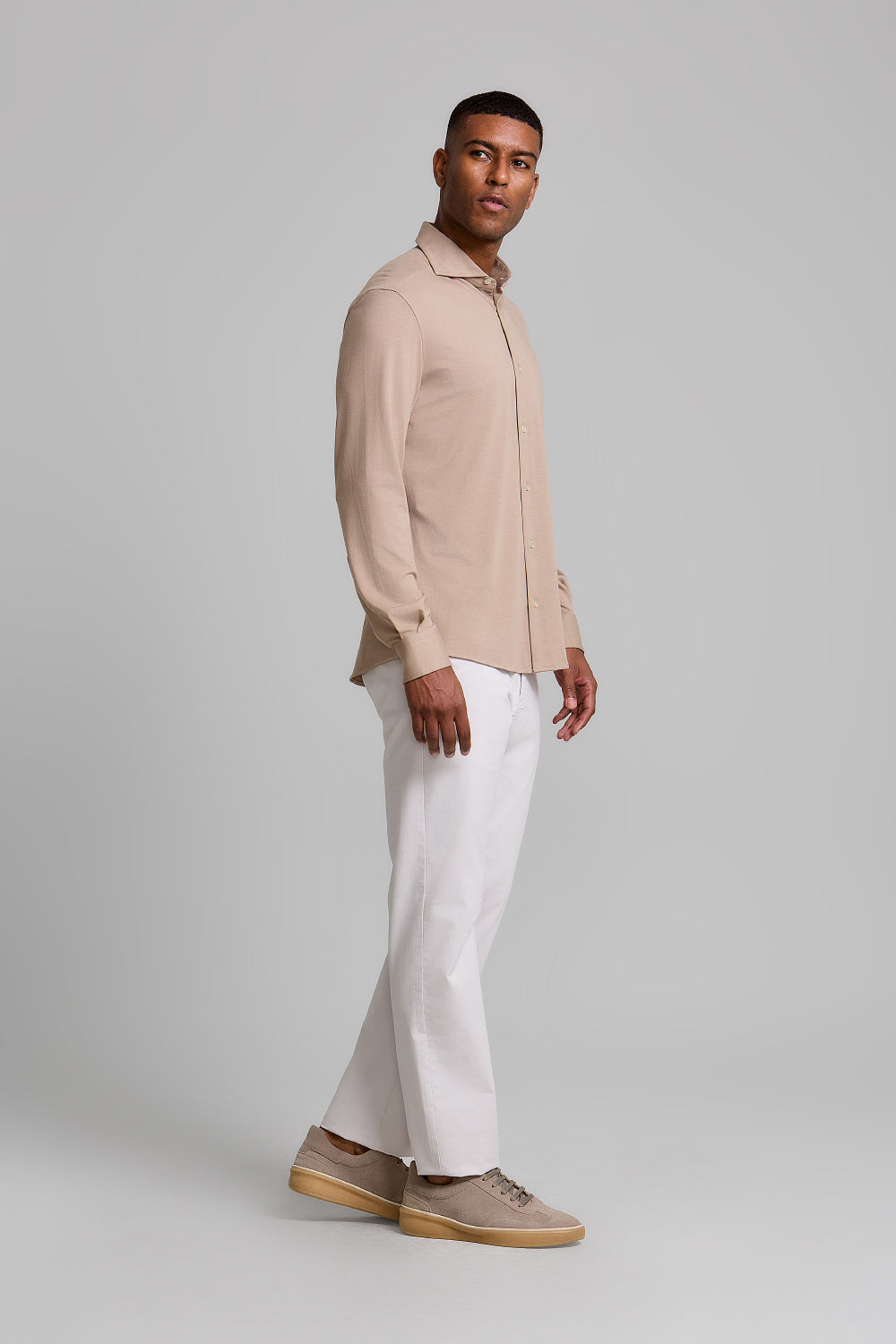 Camisa Lisa Supreme Cotton Slim Fit