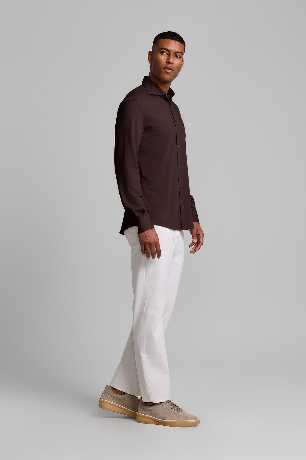 Camisa Lisa Supreme Cotton Slim Fit