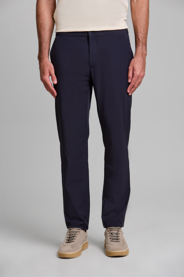 Calça Alfaiataria Hitech Slim Fit - Azul Marinho