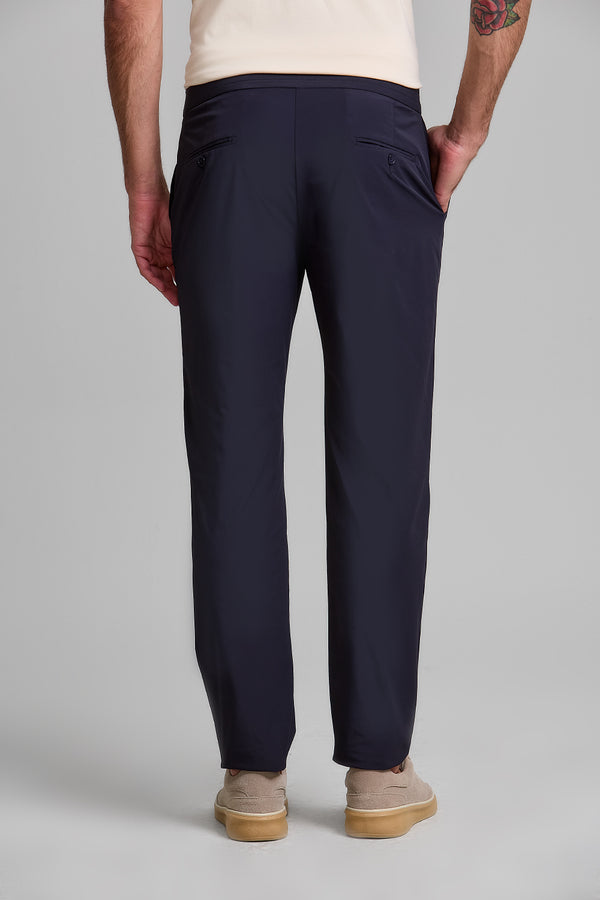 Calça Alfaiataria Hitech Slim Fit - Azul Marinho