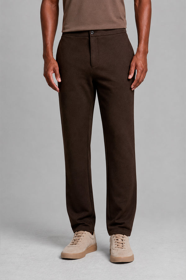 Calça Alfaiataria Hitech Slim Fit - Marrom