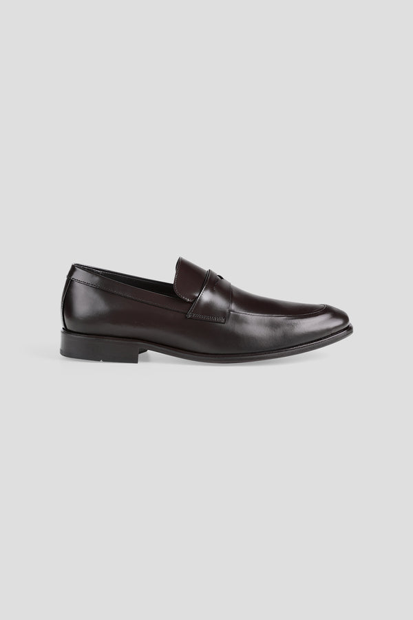 Sapato Mocassim Couro - Marrom