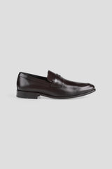 Sapato Mocassim Couro - Marrom
