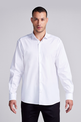 Camisa Social Lisa Algodão Pima Comfort - Branco