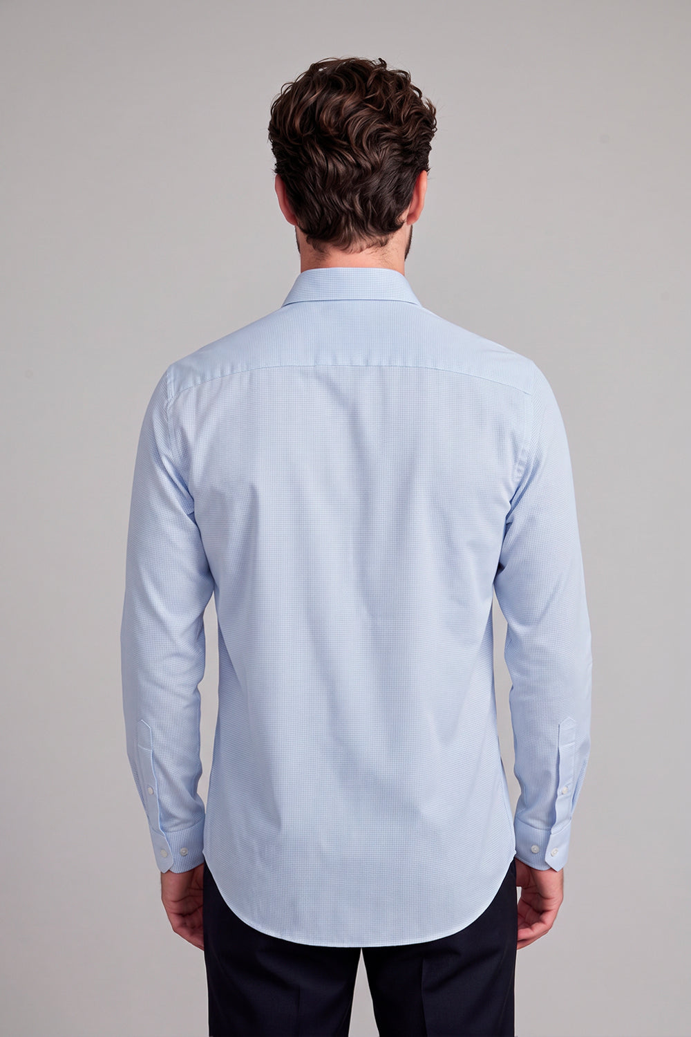 Camisa Social Algodão Egípcio Slim Fit Listrada