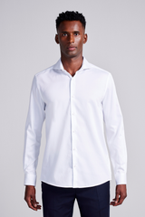 Camisa Social Lisa Slim Fit - Branco